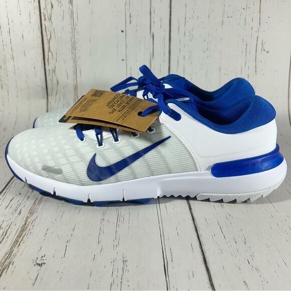 Nike Free Golf NN Sneakers Shoe White Blue Size 11.5 Wide FQ7875-400 - Picture 3 of 8